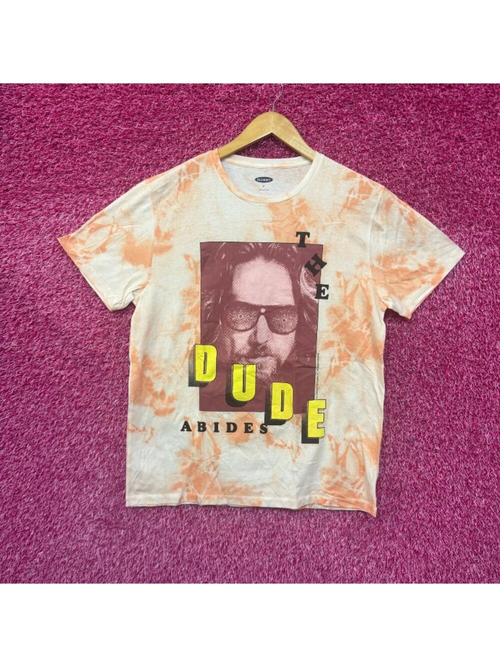 The Big Lebowski The Dude Abides Coen Bros Movie Tie Dye M